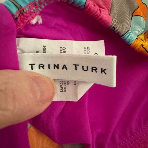 Trina Turk Gemini Womens Hakter Tankini Top sz 8 NWOT - Picture 8 of 12